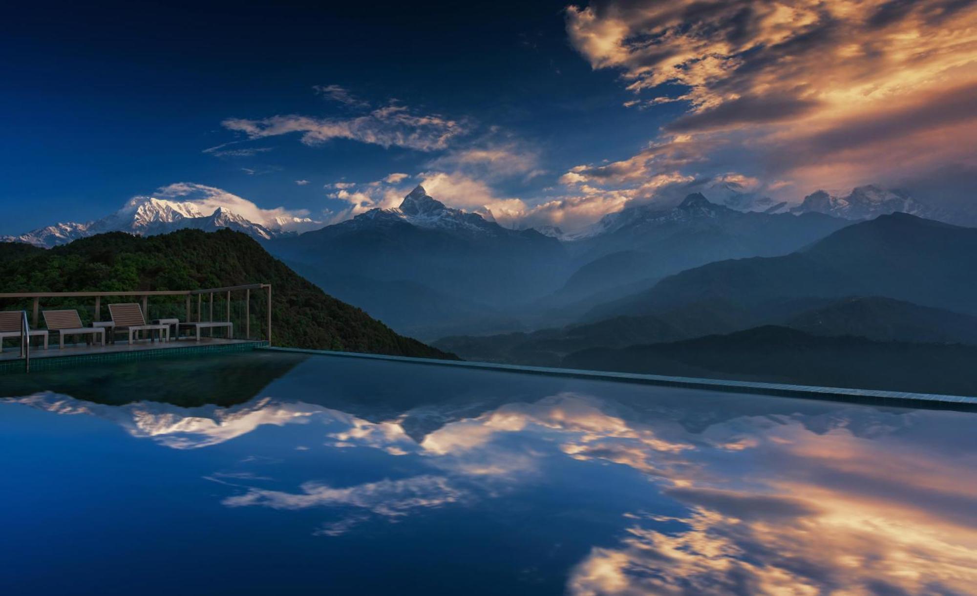 Sarangkot Mountain Lodge Pokhara Esterno foto